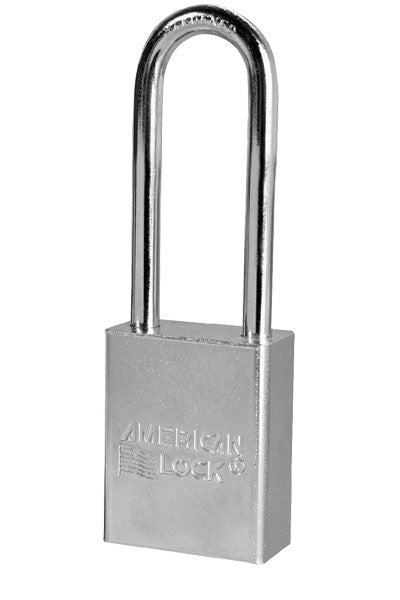 American Lock A6102 Solid Steel Padlock With 6 Pin Cylinder