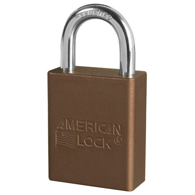 American Lock A1105KABRN Padlock Brown Keyed Alike Safety Lockout