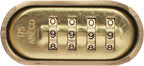 Sesamee K437 4 Dial Combination Padlock