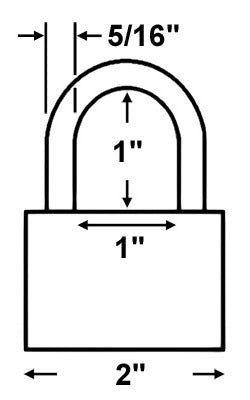 Master Lock 178BLK Combination Padlock
