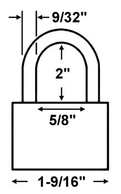 Master Lock 3LH with Colored Bumper