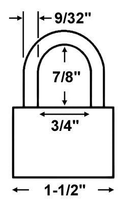 Made in USA 52700 Brass Padlock