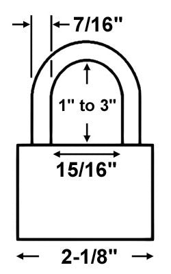 Abus Lock 83/55 Rekeyable Door Key Compatible Padlock