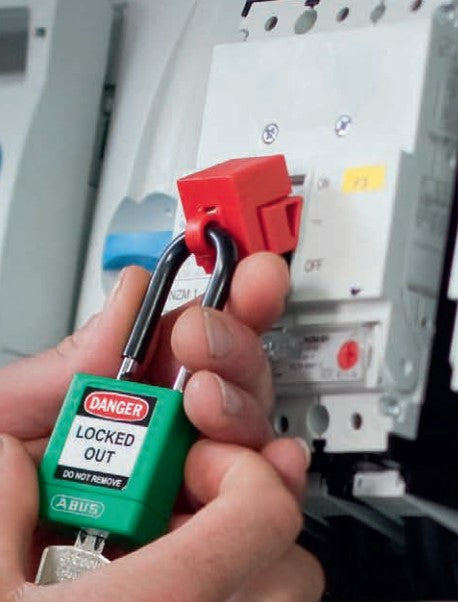 Abus E201 Single-Pole Circuit Breaker Safety Lockout Device