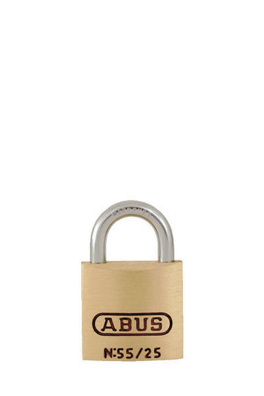 Abus Lock 55/25 Brass Padlock