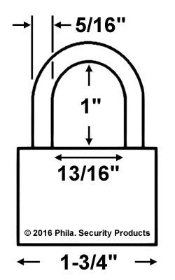 Magnum M1STS Commercial Laminated Steel Padlock