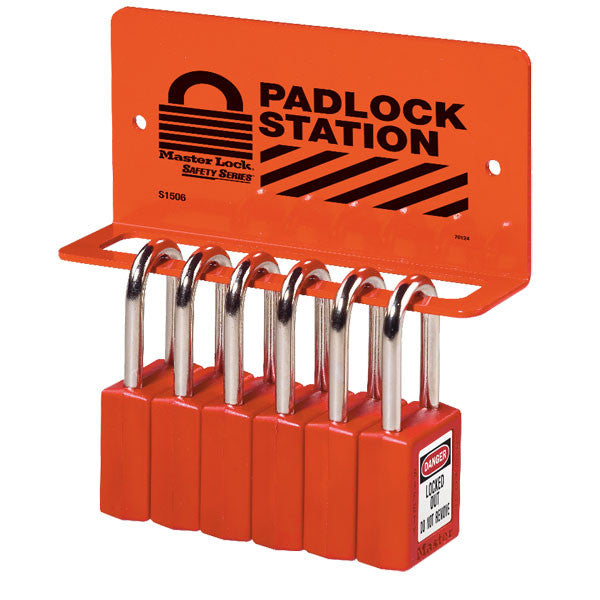 Master Lock S1506 Small Padlock Rack, Unfilled