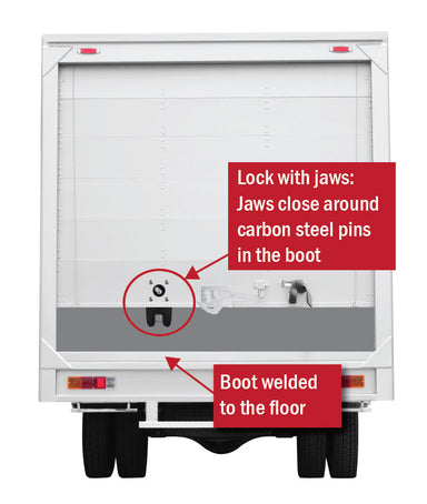 Enforcer 8050 Roll Up Door Lock On Box Truck