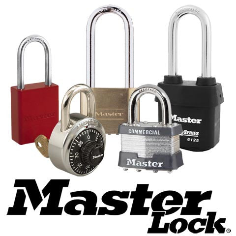 Master Lock Commercial Keyed Padlock, 1-9/16-in Wide x 1-1/2-in