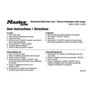 Locker Lock Instructions.pdf Master Lock Multi-User Locker Lock Instructions — AllPadlocks