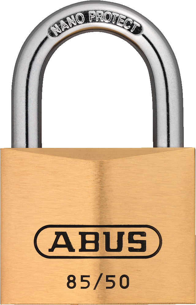 ABUS 02478 85/50 Service Brass Padlock with 2745 Alike Keyed, 50mm