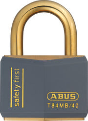 Abus Lock T84MB/40 Brass Padlock Grey