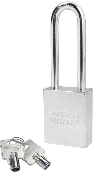 American Lock A7202 Solid Steel Padlock With Tubular Cylinder
