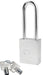 American Lock A7202 Solid Steel Padlock With Tubular Cylinder