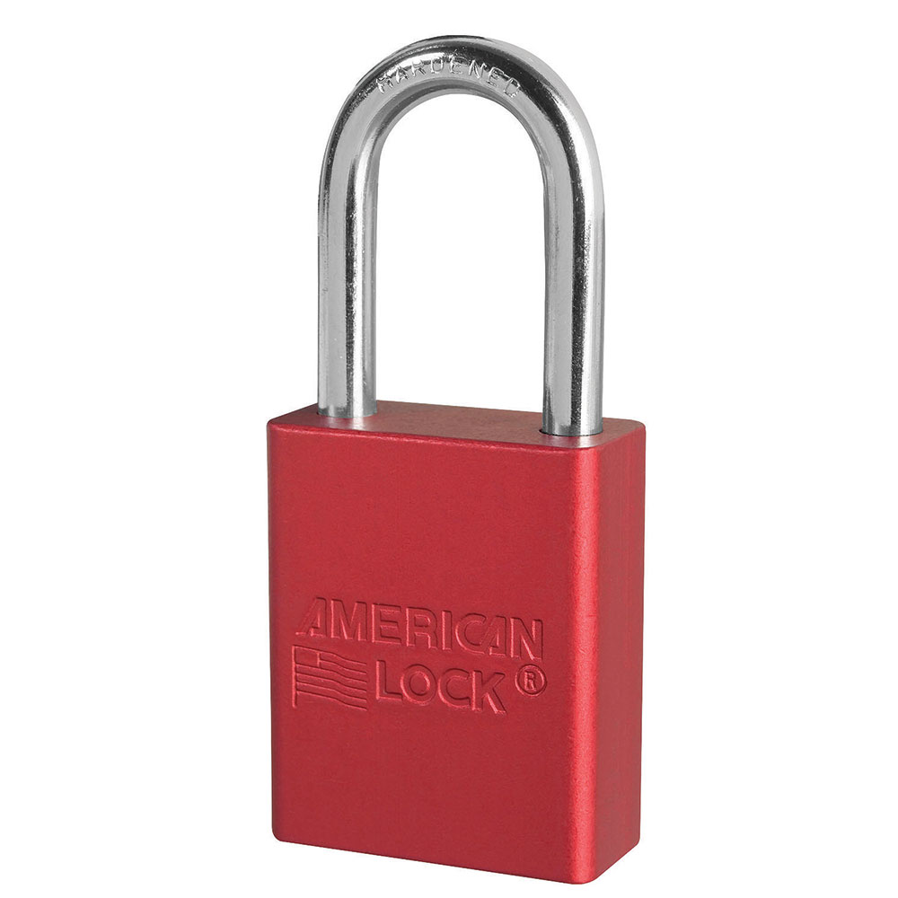 American Lock S1106RED Red Padlock