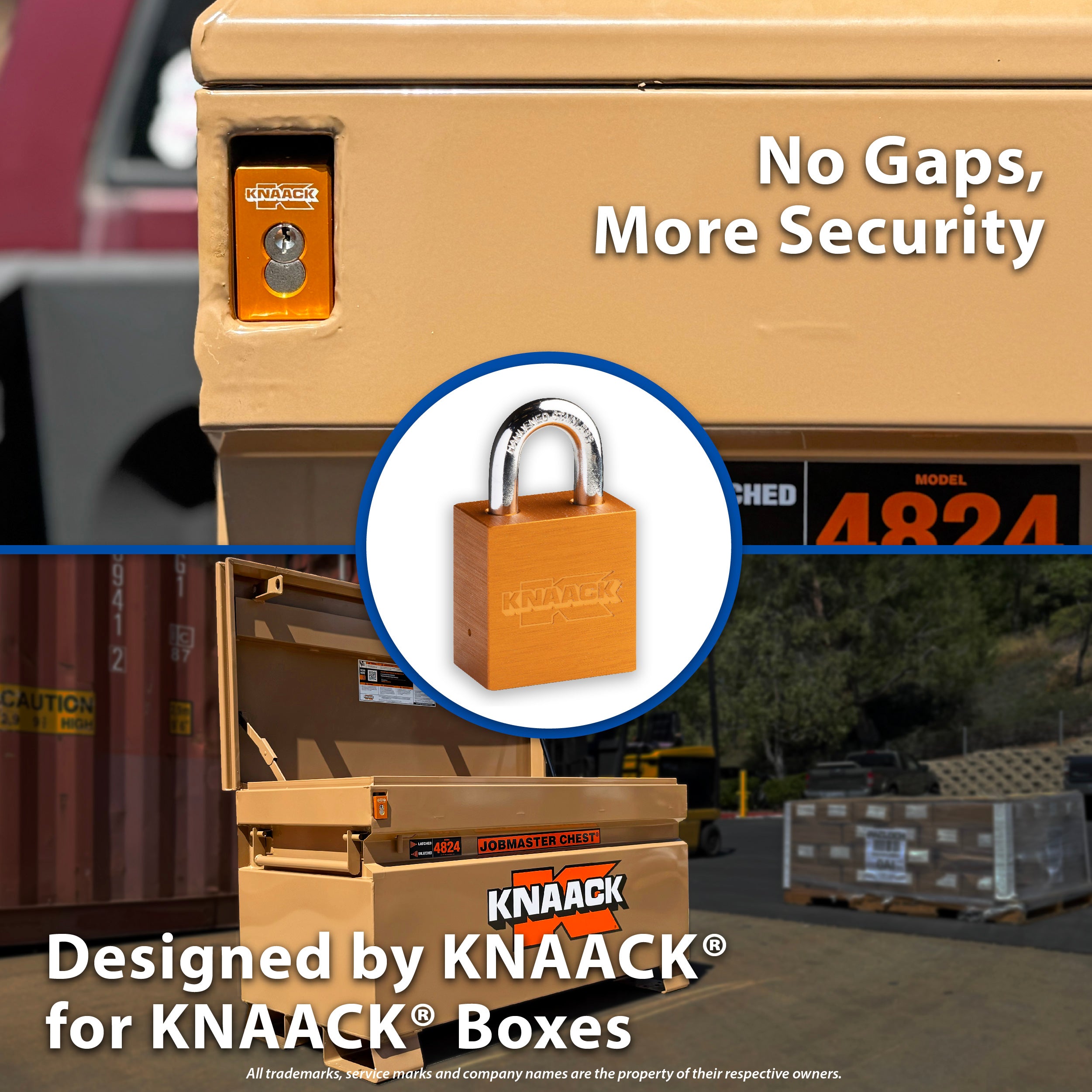PACLOCK UCS-11A-KNA KNAACK Jobsite Box Padlock