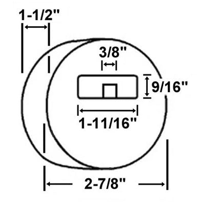 Kwikset 90260-011 Dimensions