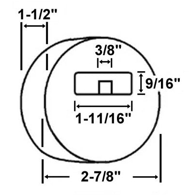 Kwikset 90260-011 Dimensions