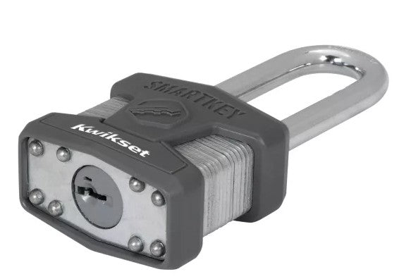 Kwikset 90260-046 SmartKey Laminated Steel Padlock