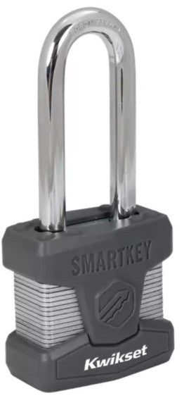 Kwikset 90260-046 SmartKey Laminated Steel Padlock