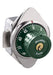 Master Lock 1652MDGRN Built-In Combination Locker Lock with Green Metal Dial