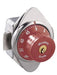 Master Lock 1652MDRED Built-In Combination Locker Lock with Red Metal Dial