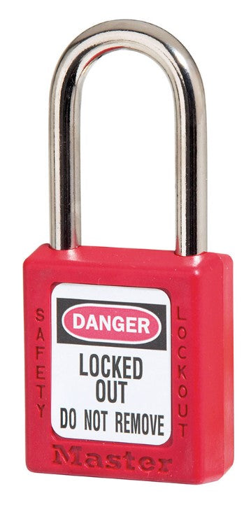 Master Lock 410RED Safety Lockout Padlock