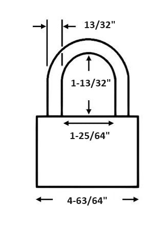 Master Lock 5400EC Bluetooth Portable Lock Box Dimensions