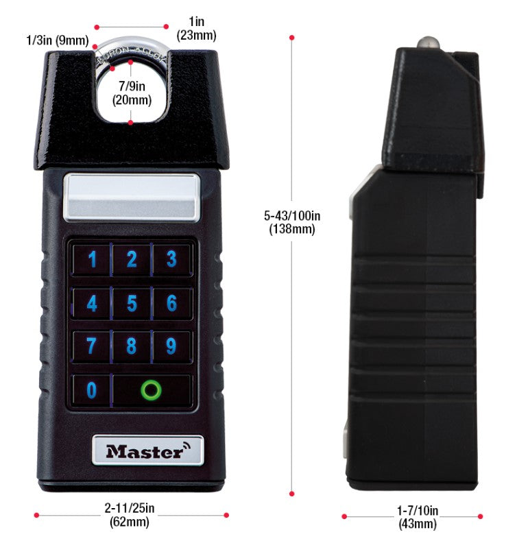 Master Lock 6400SHENT Bluetooth Padlock ProSeries Business — AllPadlocks