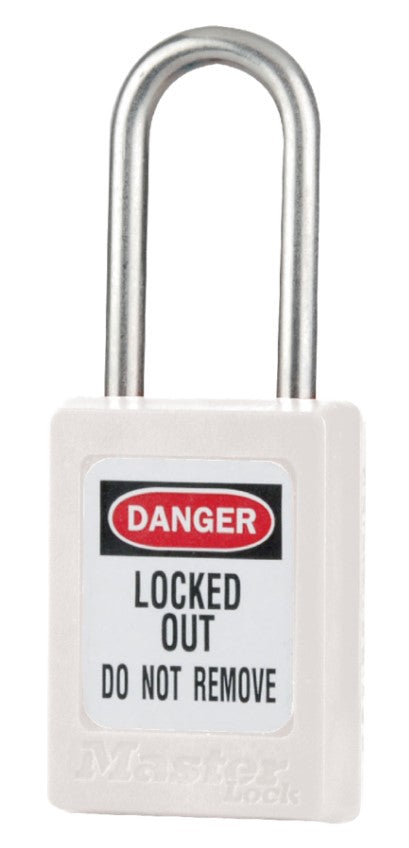 Master Lock S31 White Safety Lockout Padlock
