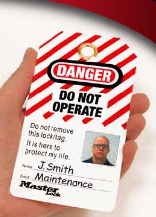 Master Lock S4801 Photo ID Safety Tag