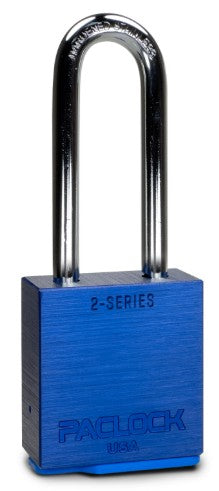 PACLOCK UCS-2A-BLU-25 Padlock 2-1/2" Tall Shackle