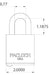 PACLOCK-UCS-3A-Padlock-Dimensions