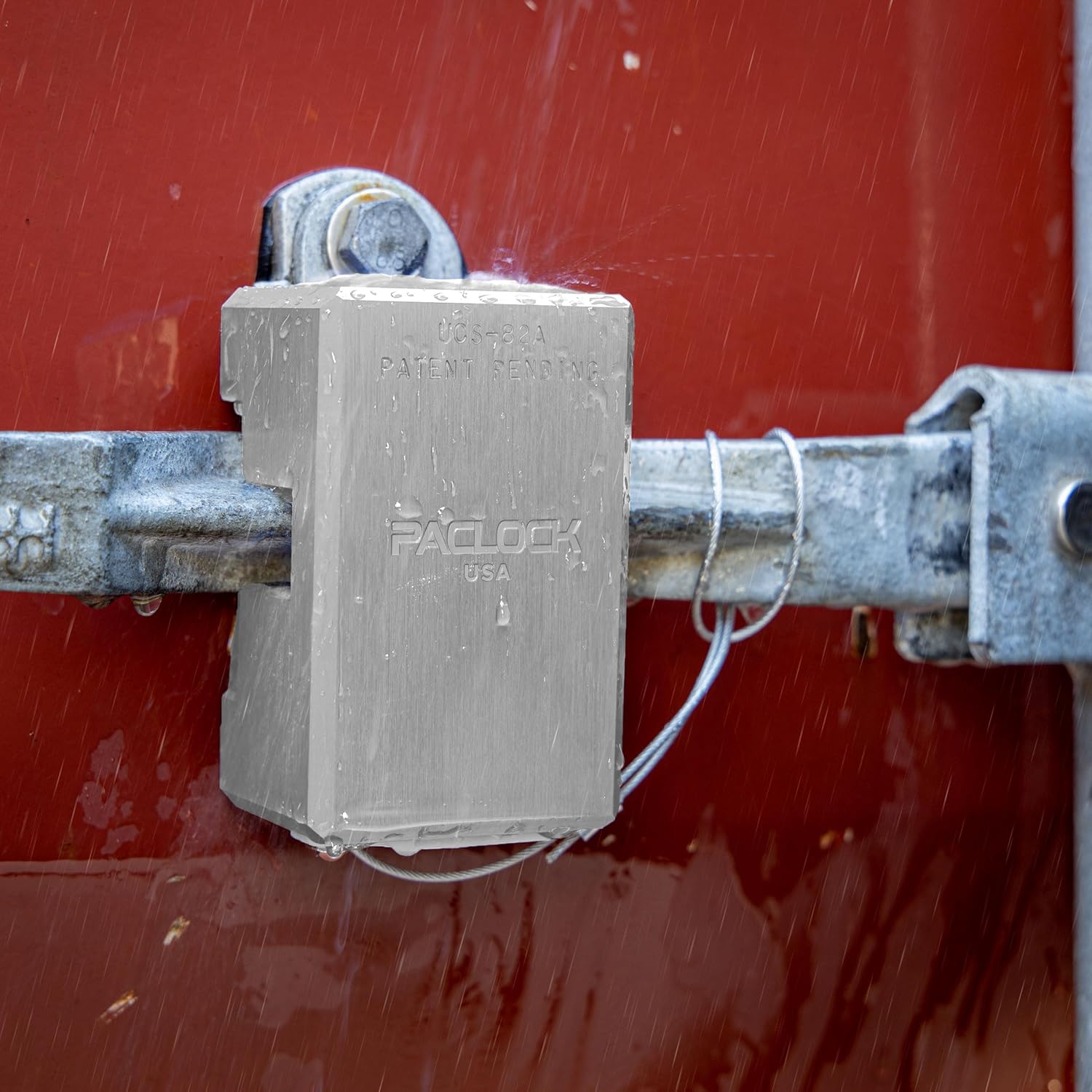 Paclock UCS-82A Hidden Shackle Aluminum Container Door Lock