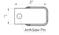 PACLOCK UCS-88A Shrouded Coupler Lock