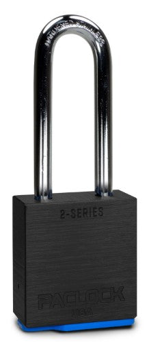 PACLOCK UCS-2A-BLK-25 Padlock 2-1/2" Tall Shackle