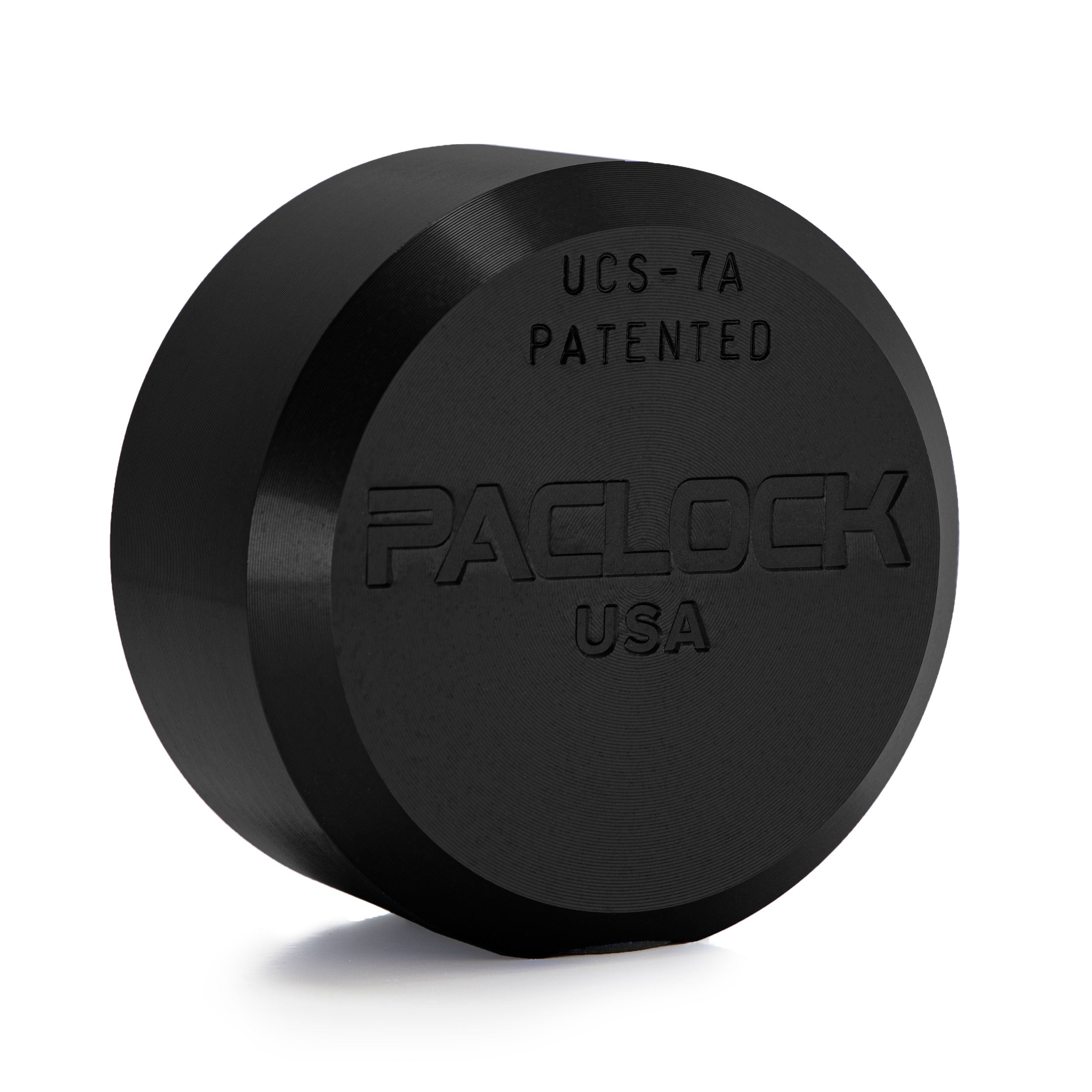 Paclock UCS-7A Puck Lock Hidden Shackle Aluminum Flat Back