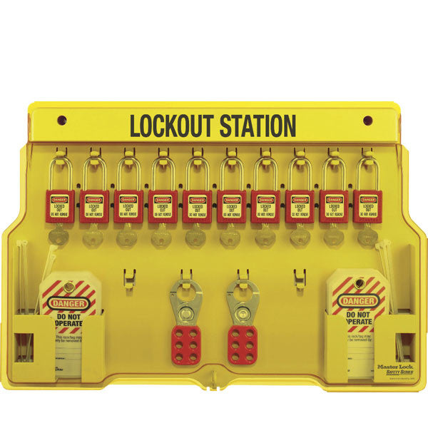 Master Lock 10-Lock Station 1483BP410