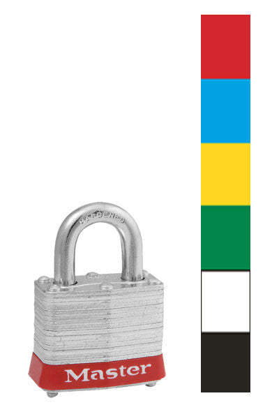 Master Lock 3 With Colored Bumper