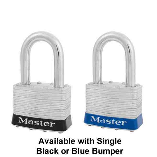 Master Lock 5LF Laminated Steel Padlock Bumper Colors