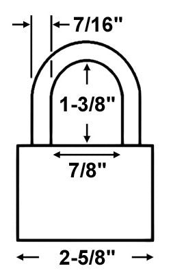 Master Lock 6427WO Interchangeable Core Padlock