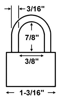 Master Lock 647D Combination Padlock