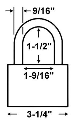 Abus Lock 83/80 Rekeyable Door Key Compatible Padlock
