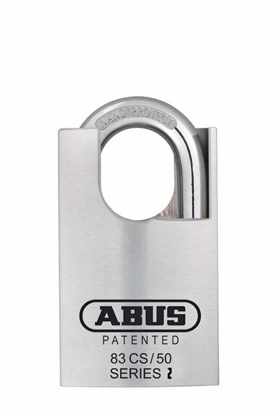 Abus Lock 83CS/50 Rekeyable Door Key Compatible Padlock