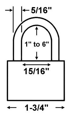Abus Lock 83IC45 IC Core Padlock