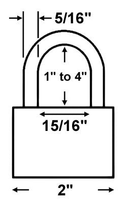 Abus Lock 83WP/53 Rekeyable Door Key Compatible Padlock