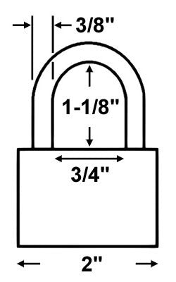 A5260 Solid Body Padlock