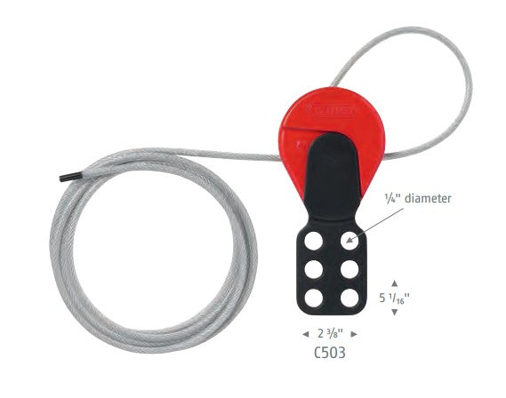 Abus Safelex Adjustable Cable Lockout