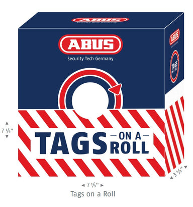 Abus Tags On A Roll Box Dimensions