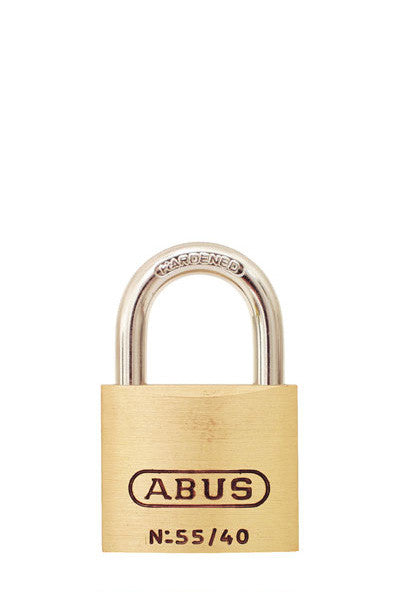 Abus Lock 55/40 Brass Padlock